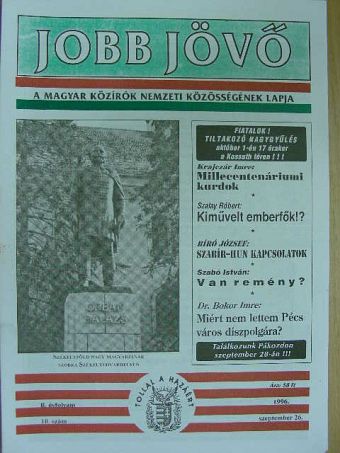Bíró József - Jobb Jövő 1996. szeptember 26. [antikvár]