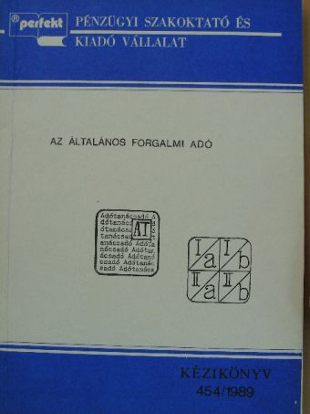 Dr. Gubuznai Judit - Az általános forgalmi adó [antikvár]