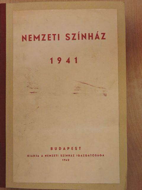 Hankissné Haraszti Jolán - Nemzeti Színház 1941 [antikvár]