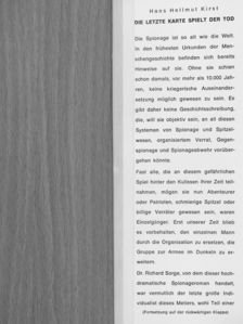 Hans Hellmut Kirst - Die letzte Karte spielt der Tod [antikvár]