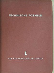 Technische Formeln [antikvár]