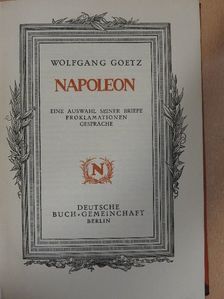 Wolfgang Goetz - Napoleon [antikvár]