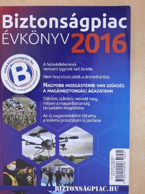 Balogh Gábor - Biztonságpiac évkönyv 2016 [antikvár]