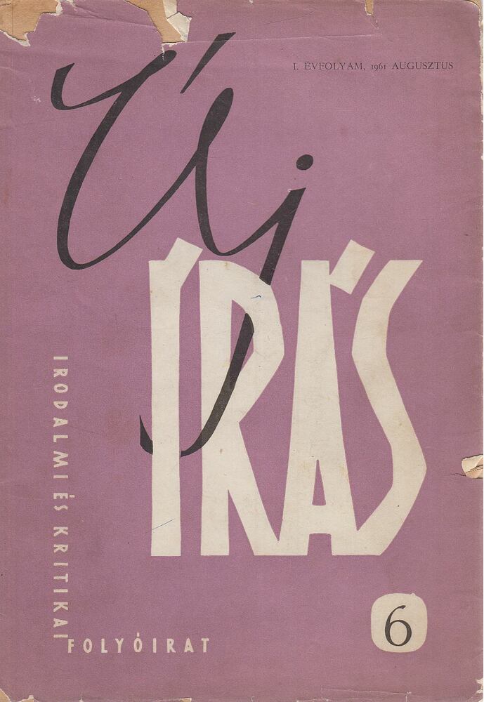 Illés Lajos - Új Írás 1961. augusztus [antikvár]