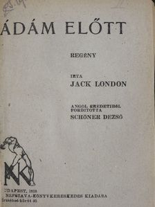 Jack London - Ádám előtt [antikvár]