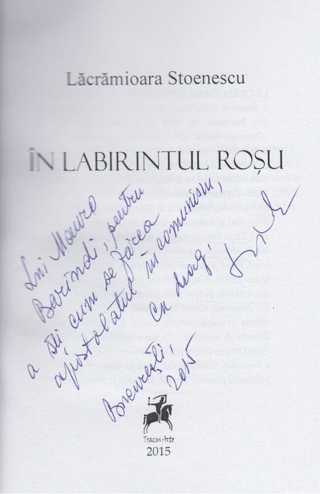 Lacramioara Stoenescu - In Labirintul Rosu (Dedikált) [antikvár]