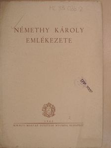 Dr. Mártonffy Károly - Némethy Károly emlékezete [antikvár]