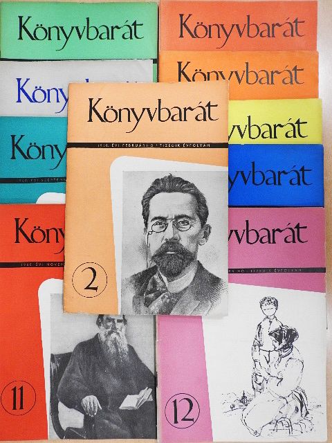 A. G. - Könyvbarát 1960. (nem teljes évfolyam) [antikvár]