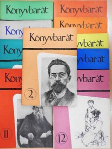 A. G. - Könyvbarát 1960. (nem teljes évfolyam) [antikvár]