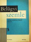 Czövek Imre - Belügyi szemle 1969. május [antikvár]