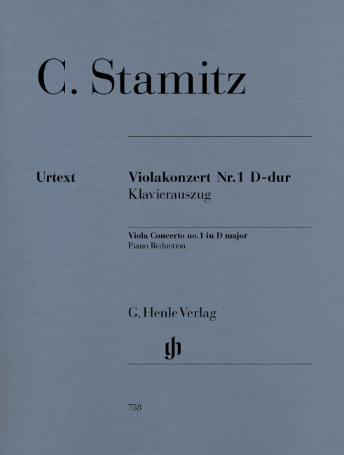 STAMITZ, CARL - VIOLAKONZERT NR.1 D-DUR KLAVIERAUSZUG URTEXT (GERTSCH/WEIBEZAHN/UMBREIT)