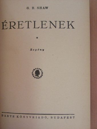 G. B. Shaw - Éretlenek [antikvár]