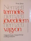 Árvay János - Nemzeti termelés, nemzeti jövedelem, nemzeti vagyon [antikvár]