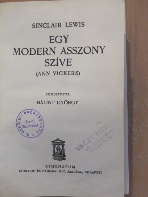 Sinclair Lewis - Egy modern asszony szíve [antikvár]
