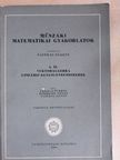 Körmendi István - Műszaki matematikai gyakorlatok A. IX. [antikvár]