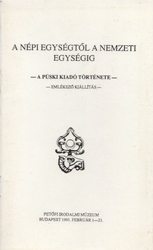 Szeredi Pál - A népi egységtől a nemzeti egységig [antikvár]