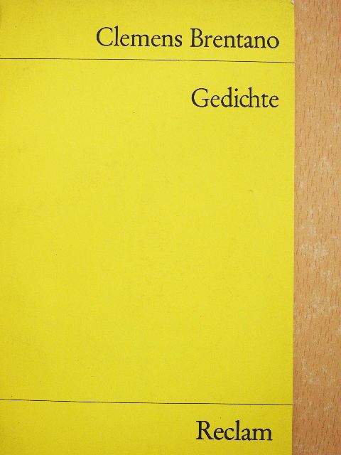 Clemens Brentano - Gedichte [antikvár]