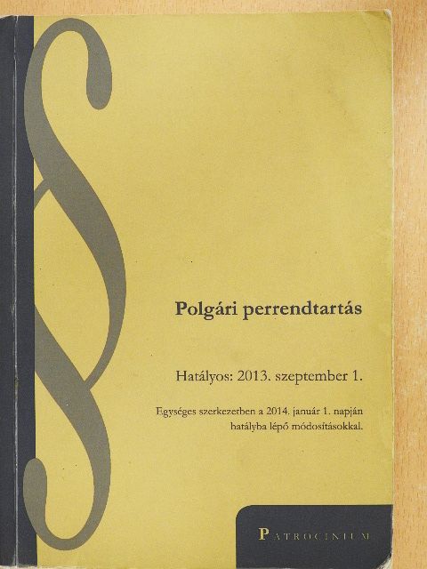 Polgári perrendtartás [antikvár]