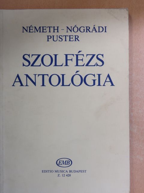 Németh Rudolf - Szolfézs antológia [antikvár]