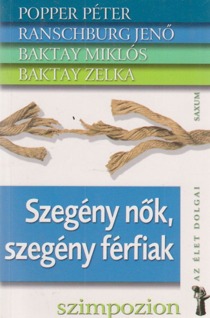 Popper Péter, Ranschburg Jenő, Baktay Miklós, Baktay Zelka - Szegény nők, szegény férfiak [antikvár]