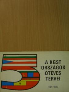 A KGST országok ötéves tervei [antikvár]