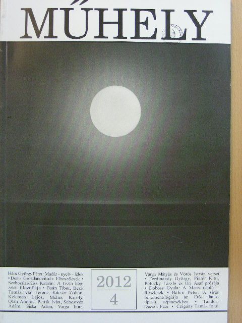 Baán Tibor - Műhely 2012/4. [antikvár]