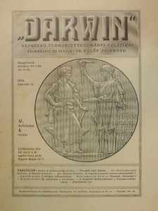 Dr. Haltenberger Mihály - "Darwin" 1916. február 15. [antikvár]