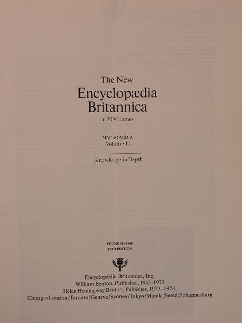 The New Encyclopaedia Britannica in 30 Volumes - Macropaedia 11 [antikvár]