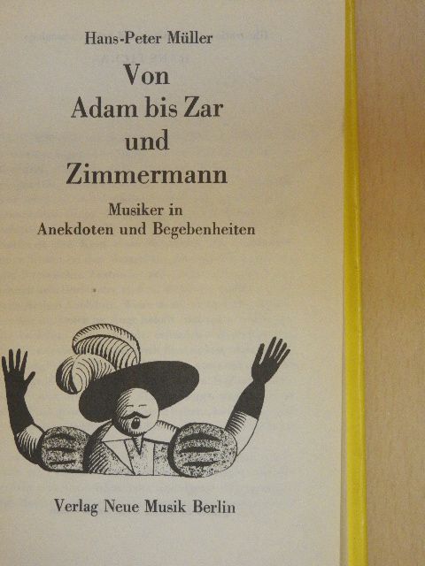 Hans-Peter Müller - Von Adam bis Zar und Zimmermann [antikvár]