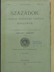 Ferenczi Zoltán - Századok 1890. október 15. [antikvár]