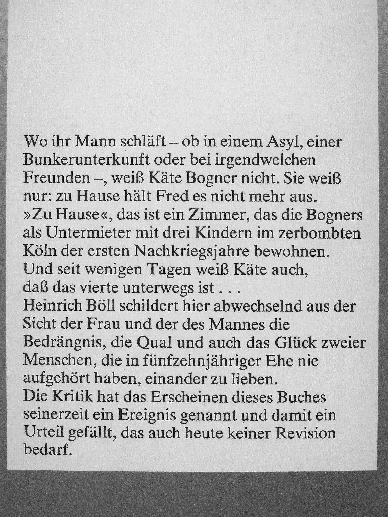 Heinrich Böll - Und sagte kein einziges Wort [antikvár]