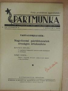 Apró Antal - Pártmunka 1945. augusztus 15. [antikvár]
