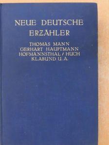 Gerhart Hauptmann - Neue Deutsche Erzähler (gótbetűs) [antikvár]