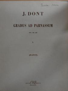 J. Dont - Gradus ad Parnassum I. [antikvár]