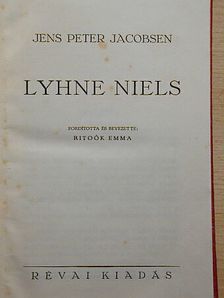 Jens Peter Jacobsen - Lyhne Niels [antikvár]