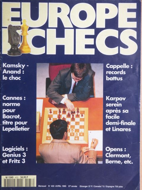 Europe Échecs Avril 1995 [antikvár]