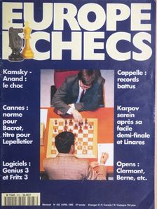 Europe Échecs Avril 1995 [antikvár]