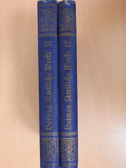 Heinrich Heine - Heinrich Heines Sämtliche Werke in zwölf Bänden 11-12. (gótbetűs) [antikvár]
