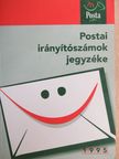 Postai irányítószámok jegyzéke [antikvár]