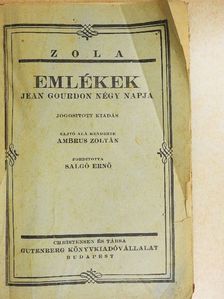 Ambrus Zoltán - Emlékek [antikvár]