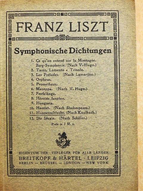 Franz Liszt - Symphonische Dichtungen für Orchester 11. [antikvár]