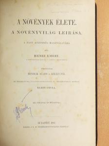 Henry Emery - A növények élete [antikvár]