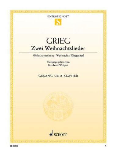 GRIEG - ZWEI WEIHNACHTSLIEDER. GESANG UND KLAVIER