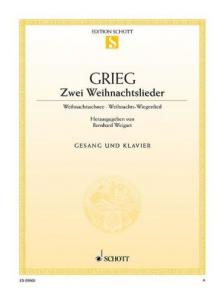 GRIEG - ZWEI WEIHNACHTSLIEDER. GESANG UND KLAVIER
