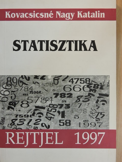 Kovacsics József - Statisztika [antikvár]