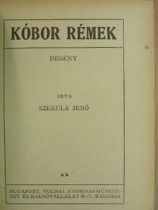 Szekula Jenő - Kóbor rémek [antikvár]