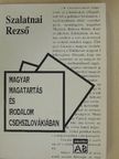 Szalatnai Rezső - Magyar magatartás és irodalom Csehszlovákiában [antikvár]