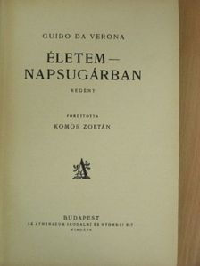 Guido Da Verona - Életem-napsugárban [antikvár]