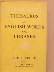 Peter Roget - Everyman's Thesaurus of English Words and Phrases [antikvár]