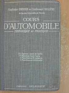 Capitaine Cormier - Cours D'Automobile [antikvár]